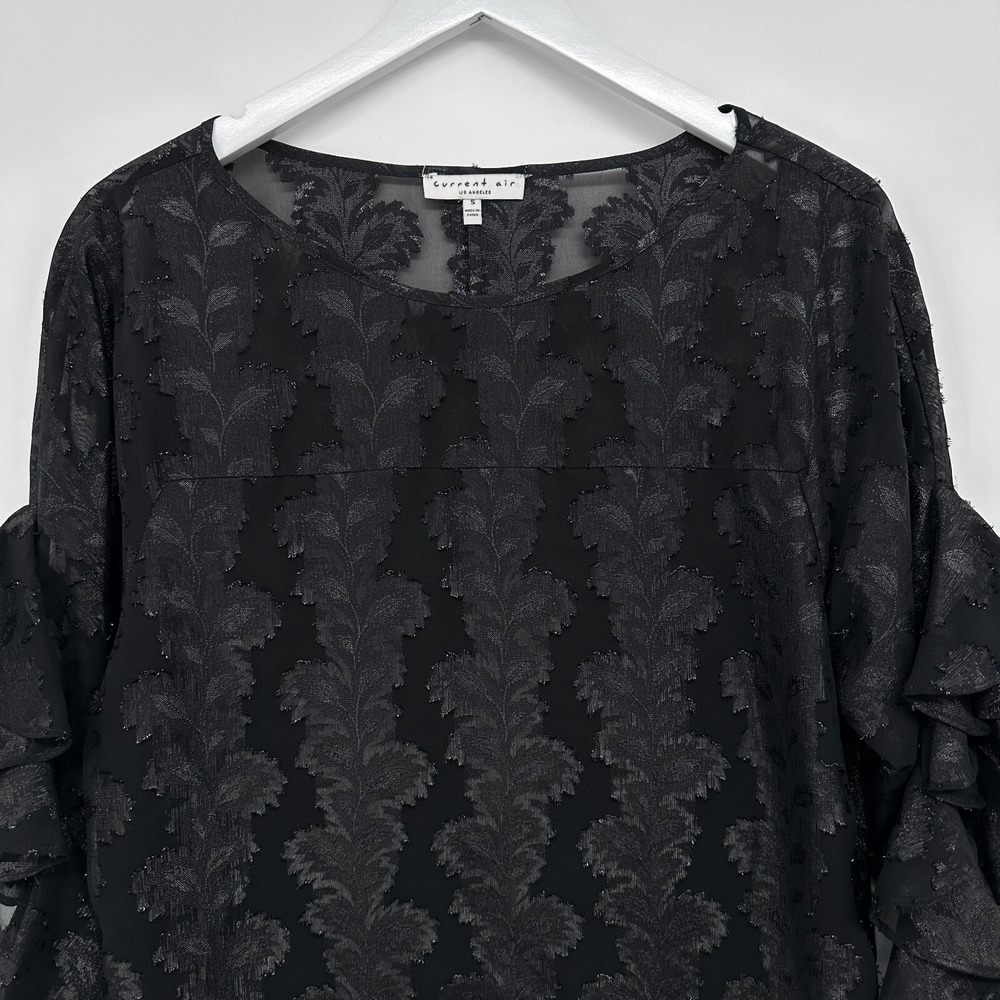 Current Air Los Angeles Top Shirt Blouse Small Whimsigoth Witcy Dark Academia - Picture 3 of 10